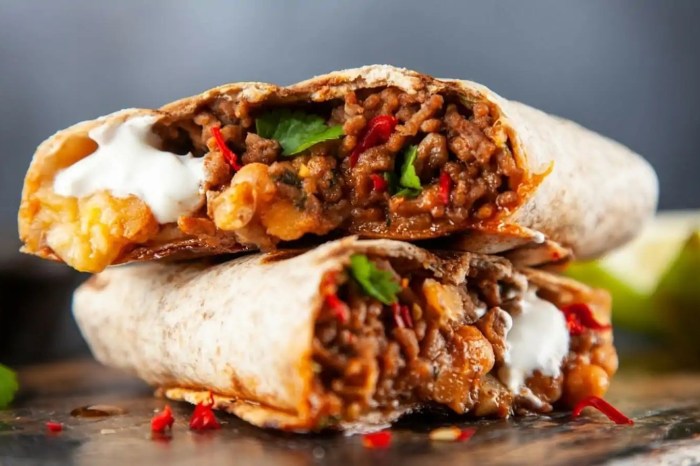 Steak grilled cheese burrito nutrition