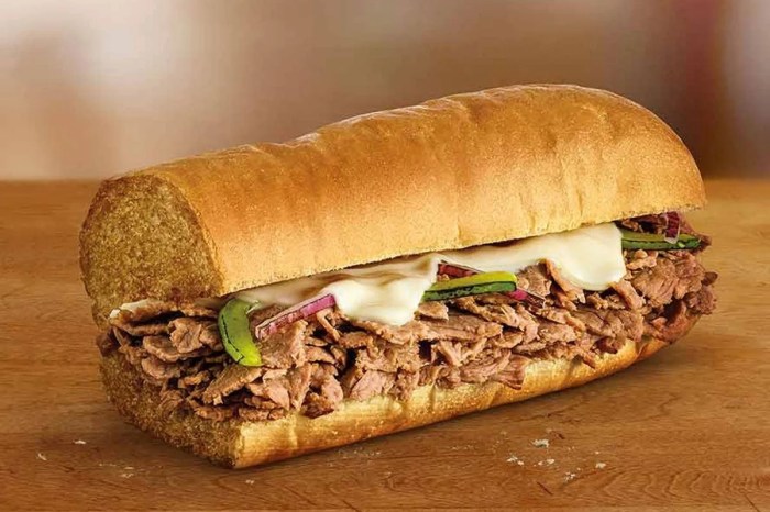 Subway steak cheese nutrition