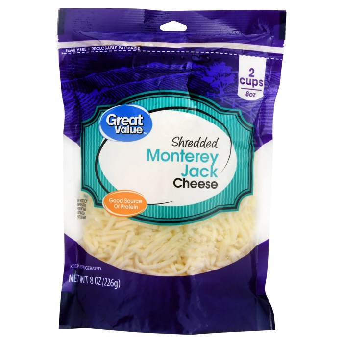 Monterey jack cheese nutrition