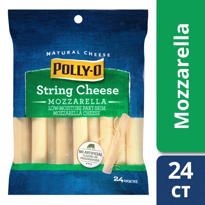 Cheese string polly mozzarella snacks kraft natural skim moisture low part oz