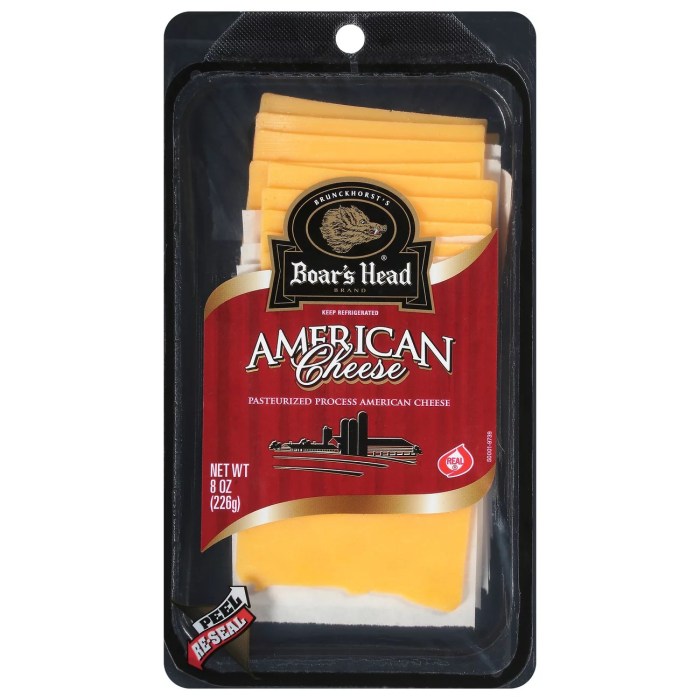 Boar's head american cheese nutrition