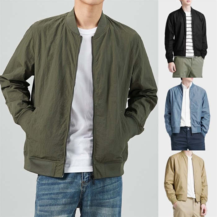 Bomber jacket fashion men