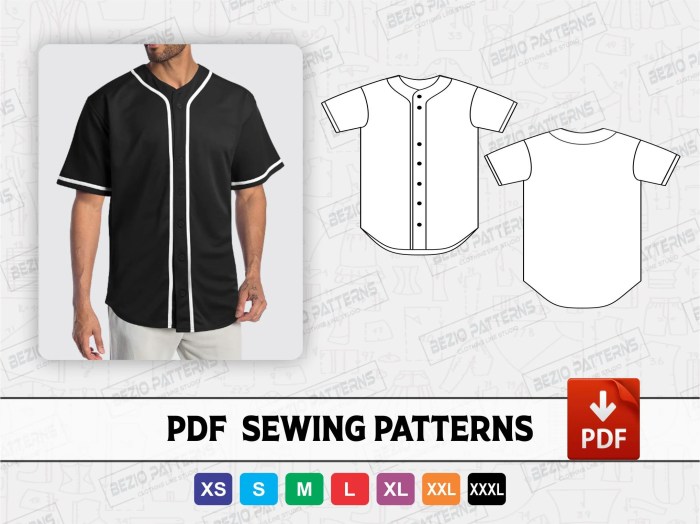 Baseball jersey fashion men