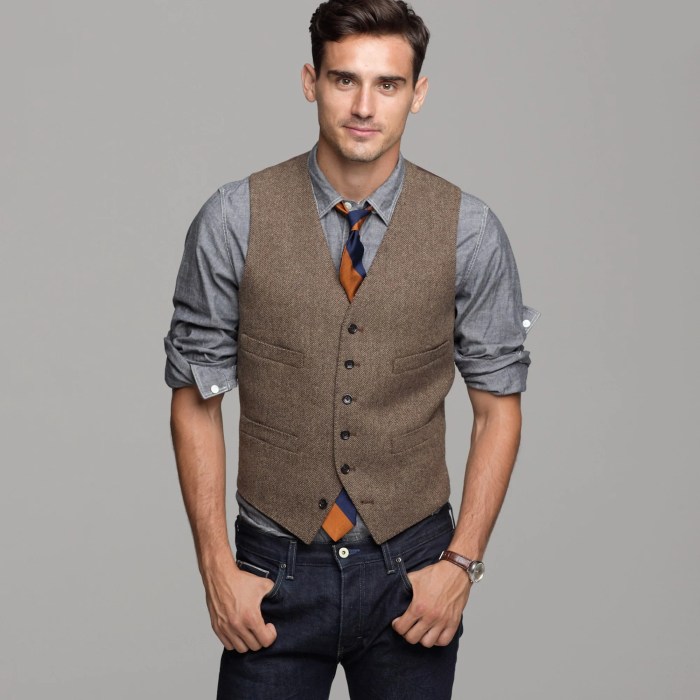 Fashion vest mens